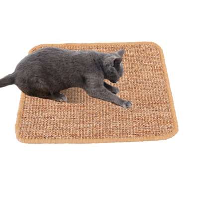 Manufacture Pet Furniture Kitty Toy Cat Scratch Pad Sisal Mat for Cats