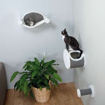 2018 New Pet Products Wall Mounted Cat Shelf Lounging Set Cat Furniture